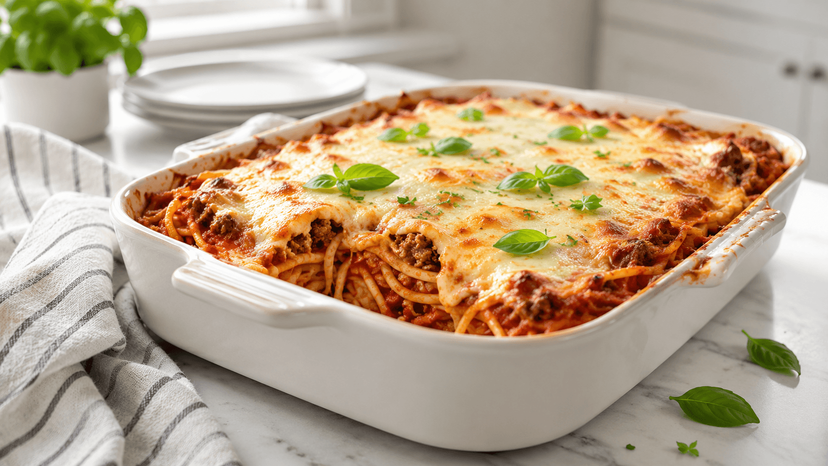 High-Protein Spaghetti Casserole Recipe